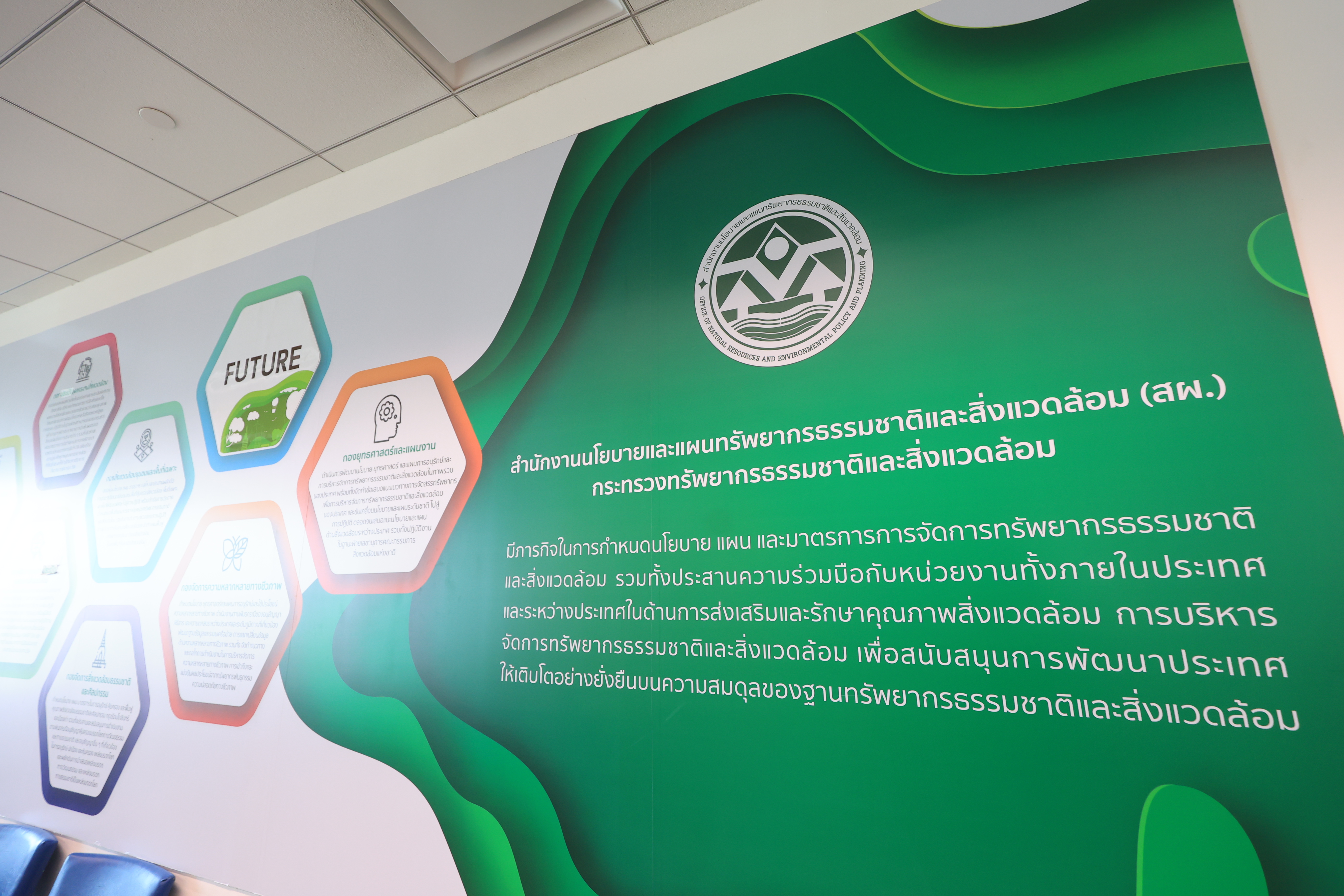 title - ส.ป.ก. ร่วมเป็นเกียรติและแสดงความยินดี เนื่องในวันคล้ายวันสถาปนา สำนักงานนโยบายและแผนทรัพยากรธรรมชาติและสิ่งแวดล้อม ครบรอบ 51 ปี